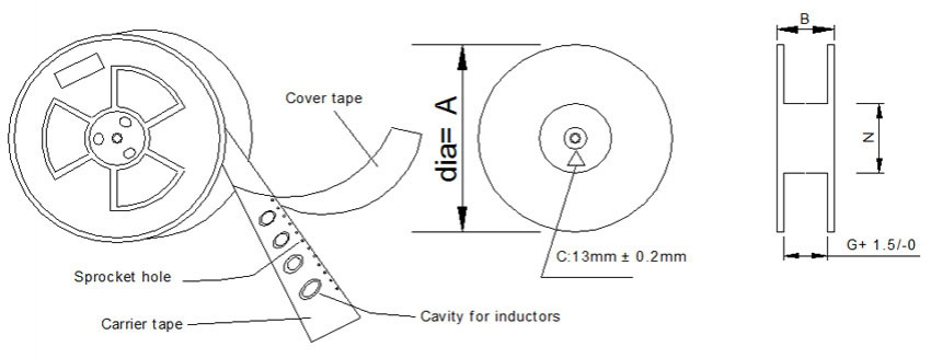 SMD Speicherdrossel 3,0 mm 4,0 mm 5,2 mm 7 mm