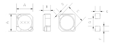 SMD Speicherdrossel, Serie CDRH2B/3B/4B